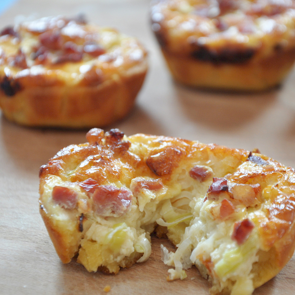 Glutenfreie Mini Quiche