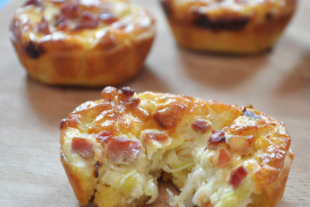 Glutenfreie Mini Quiche