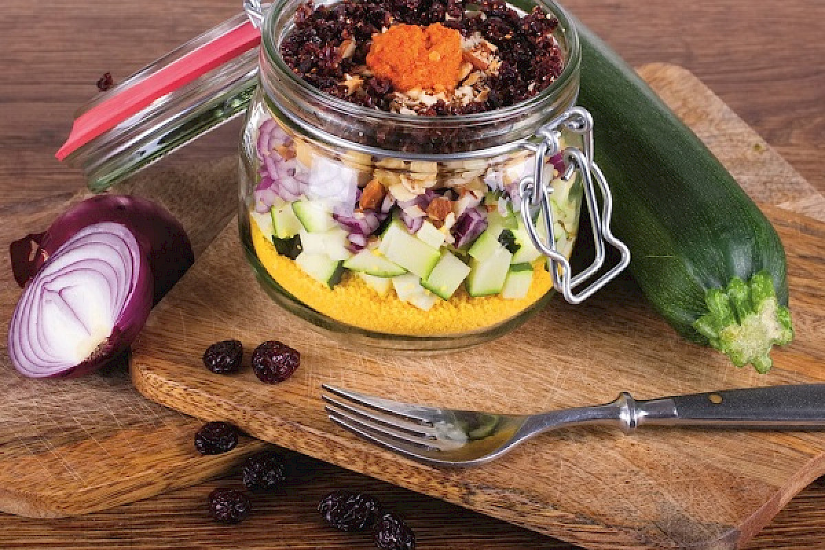 Zucchini-Cranberry-Couscous