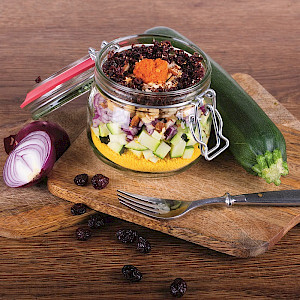Zucchini-Cranberry-Couscous