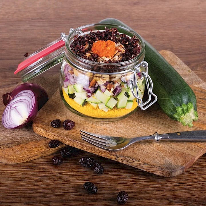 Zucchini-Cranberry-Couscous