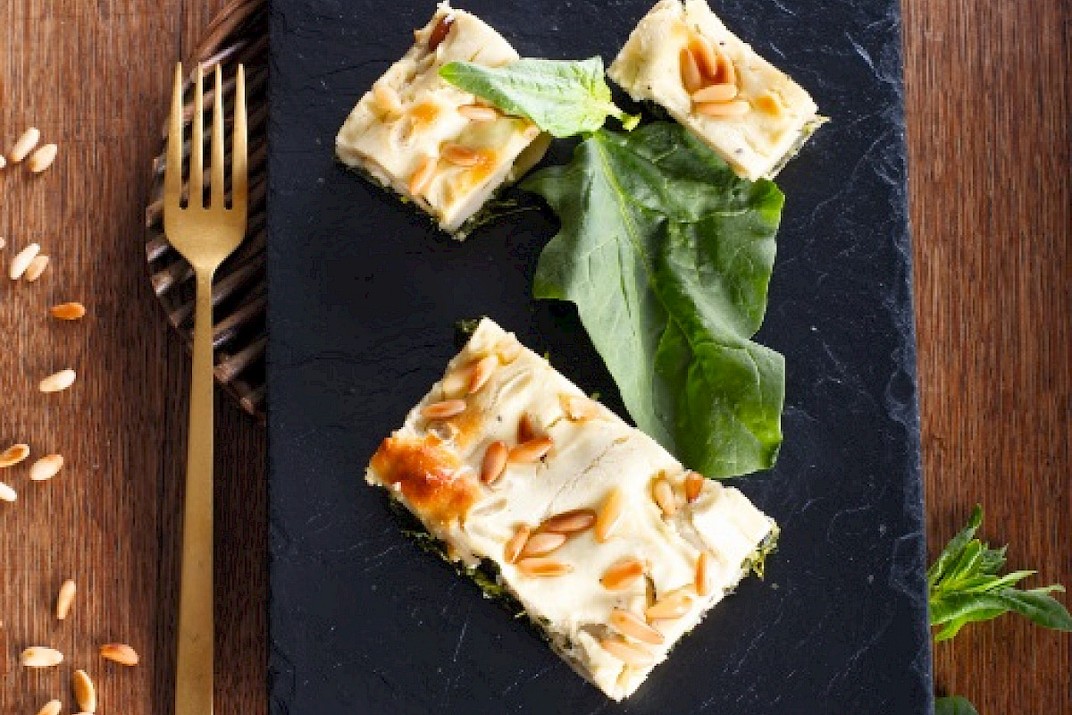 Spinat-Feta-Lasagne