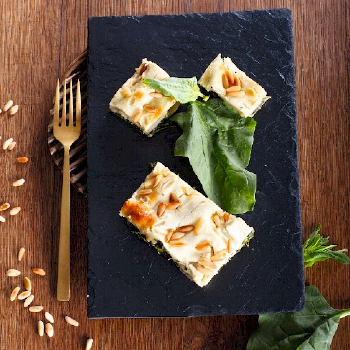 Spinat-Feta-Lasagne