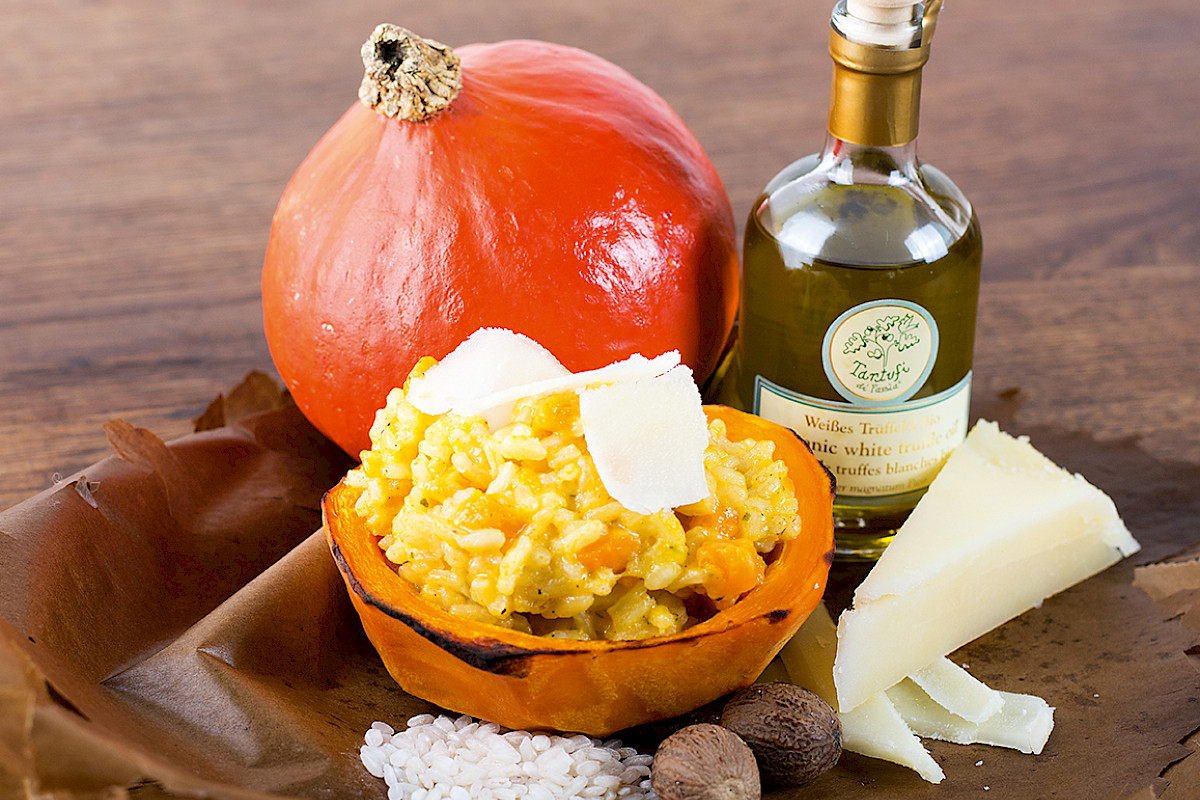 Kürbisrisotto mit Hokkaidokürbis