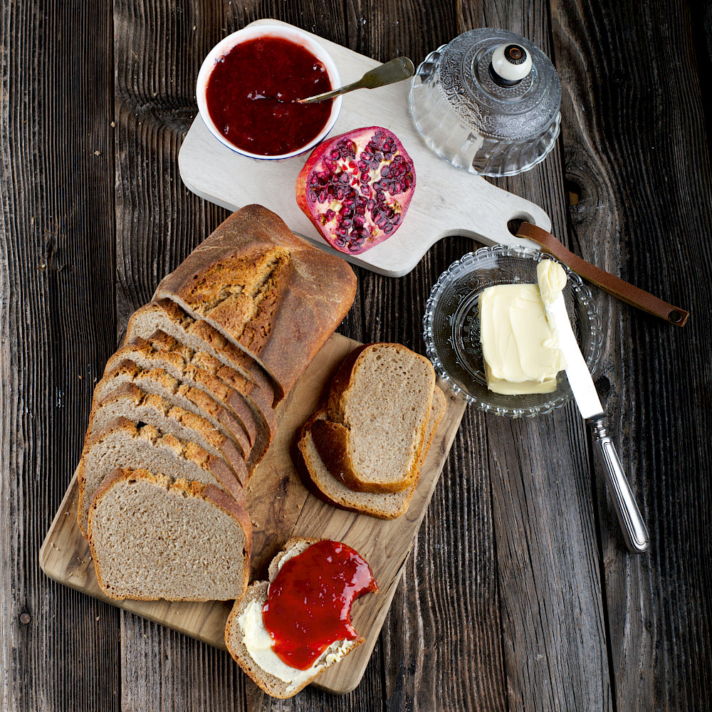 Über-Nach-Brot, Dinkel-Roggenbrot