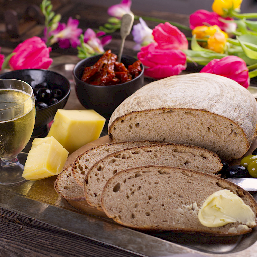 Roggen-Dinkel-Brot, Roggenkruste