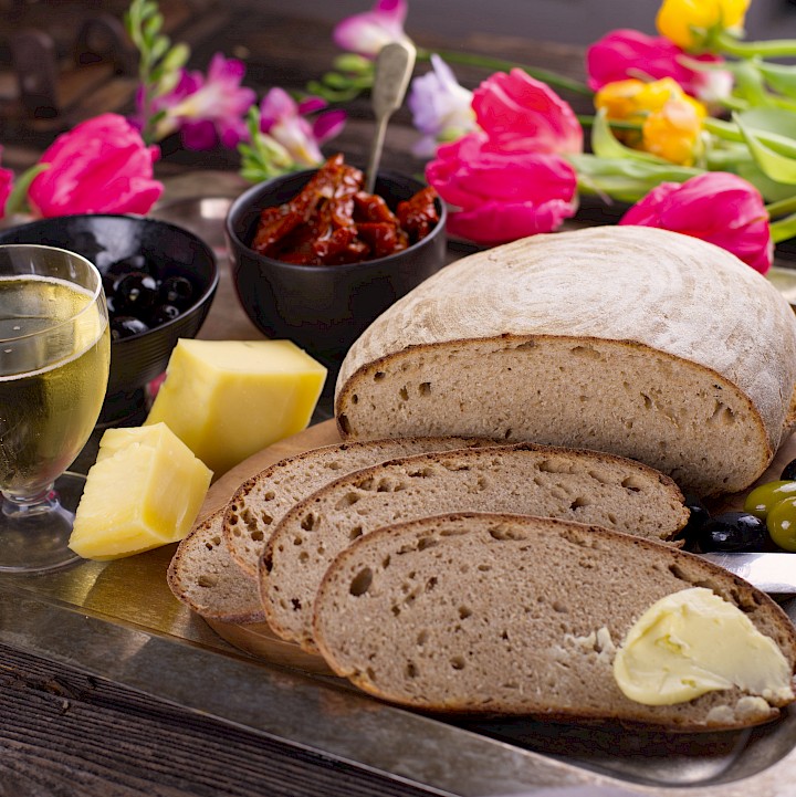 Roggen-Dinkel-Brot, Roggenkruste