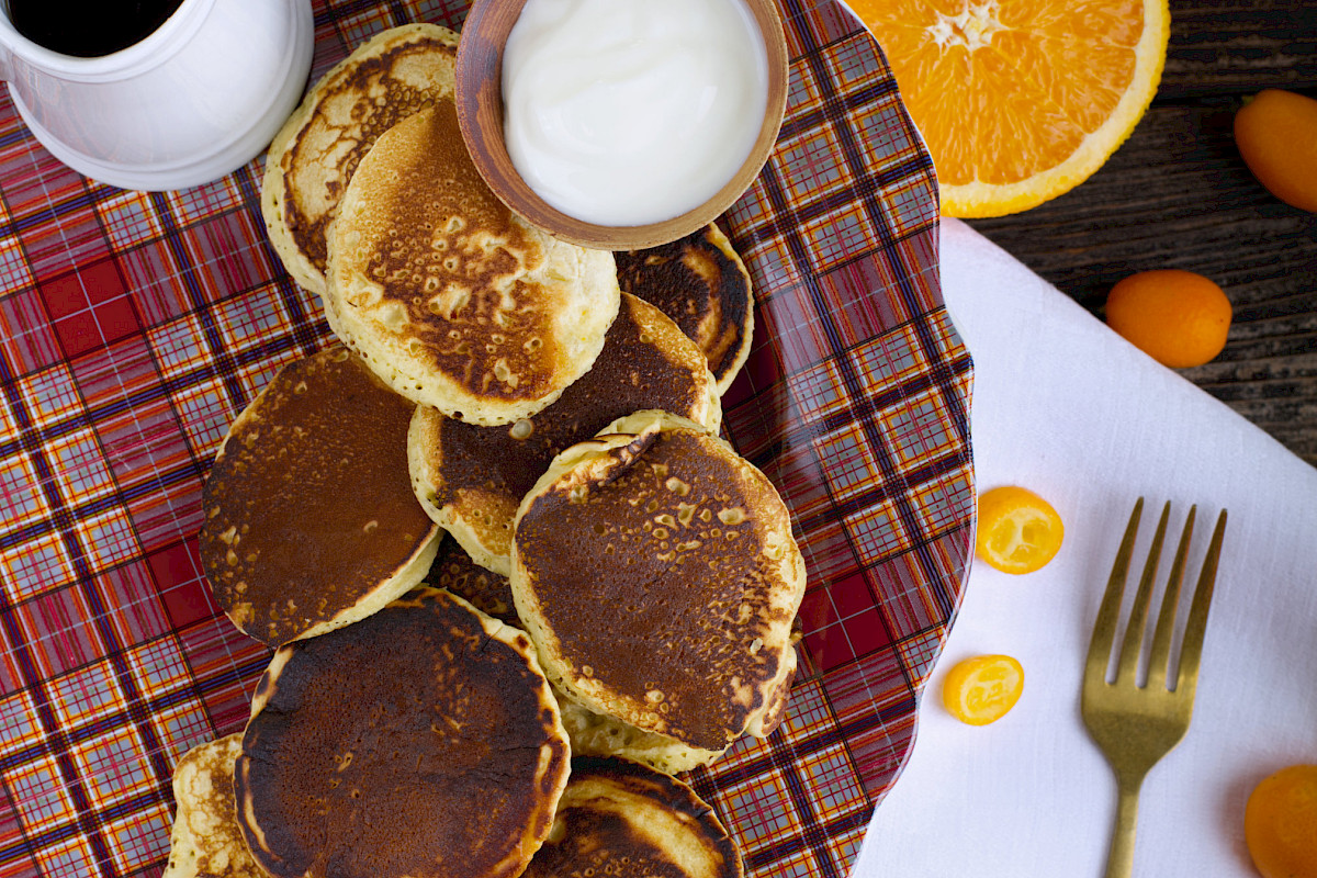 Drop Scones, Pfannkuchen