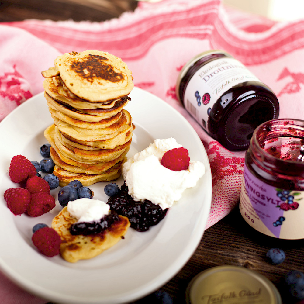 Schwedische Pannkakor, Pfannkuchen