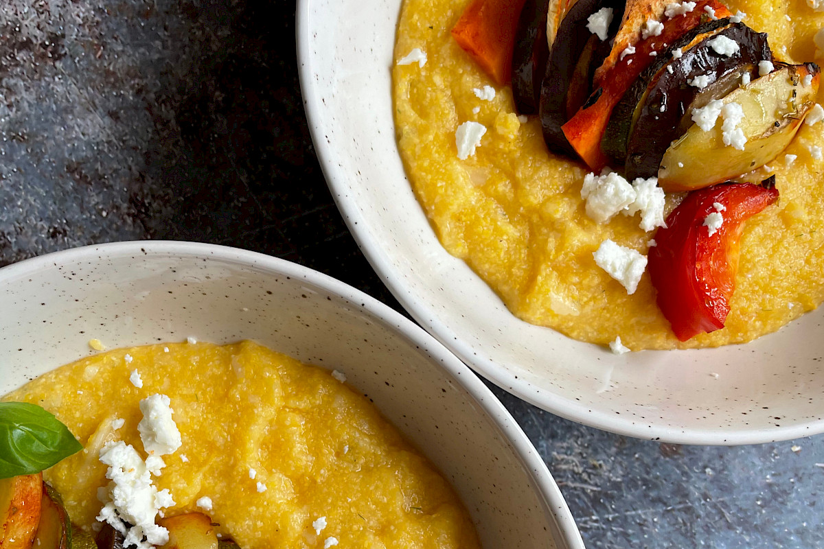 Briam mit Polenta
