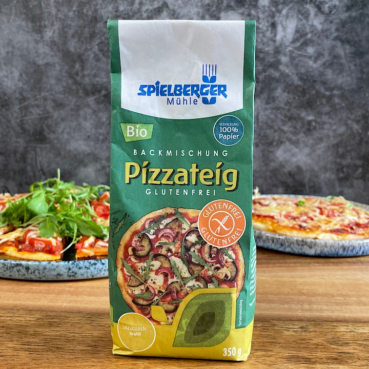 Glutenfreie Pizza, Pizzabackmischung