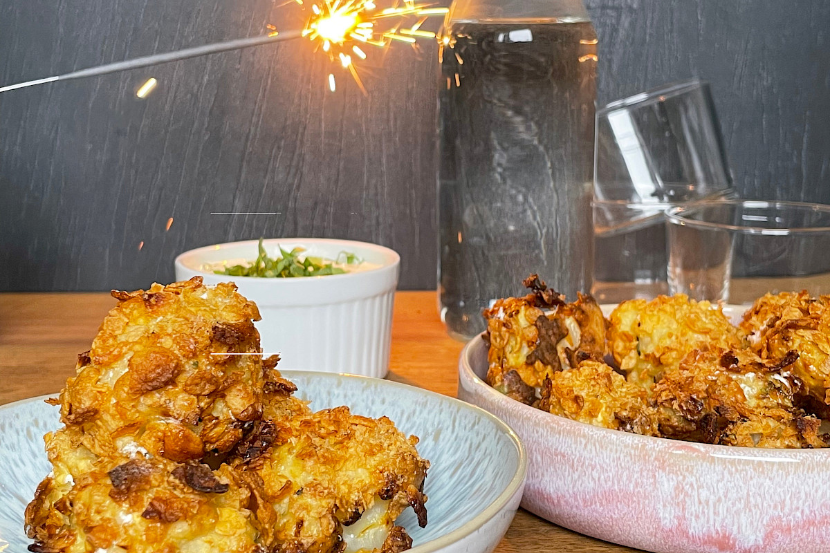 Blumenkohlwings mit Dip