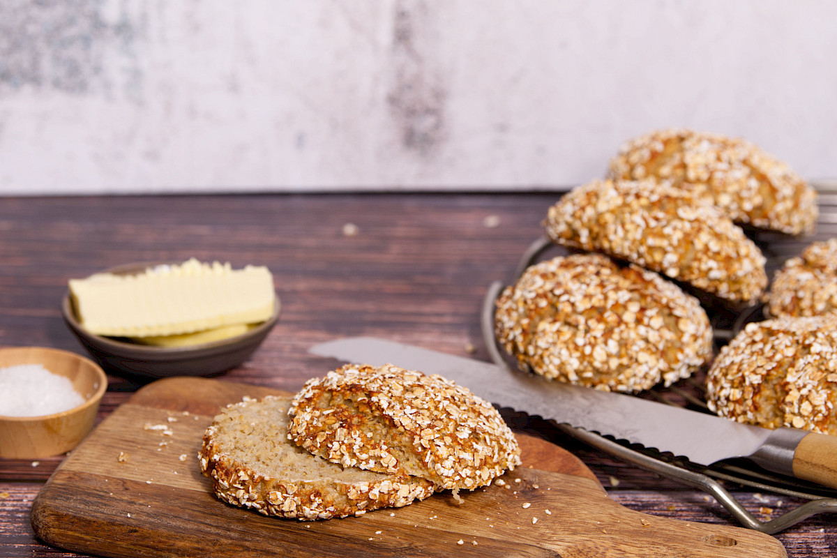 Haferflockenbrötchen