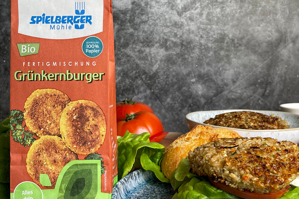 Grünkernburger, Burger