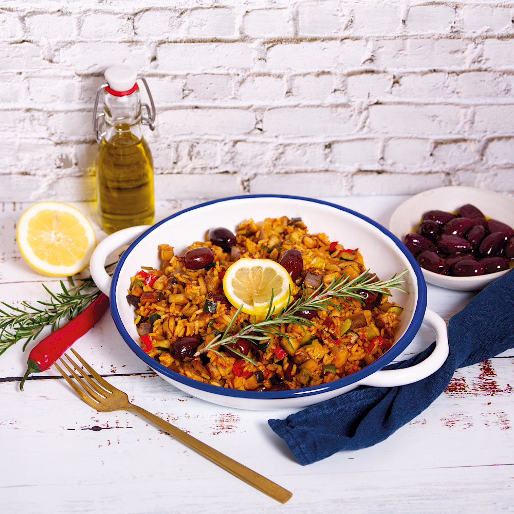 Paella de Verduras, Gemüse-Paella