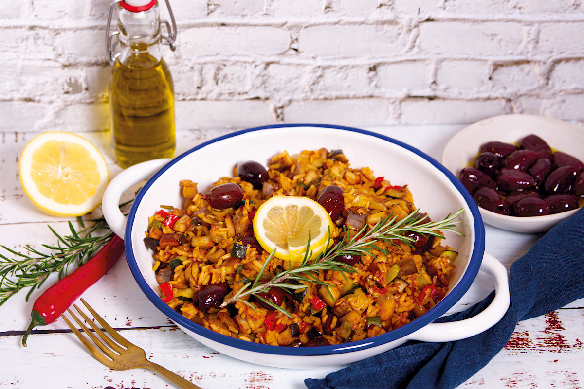 Paella de Verduras, Gemüse-Paella