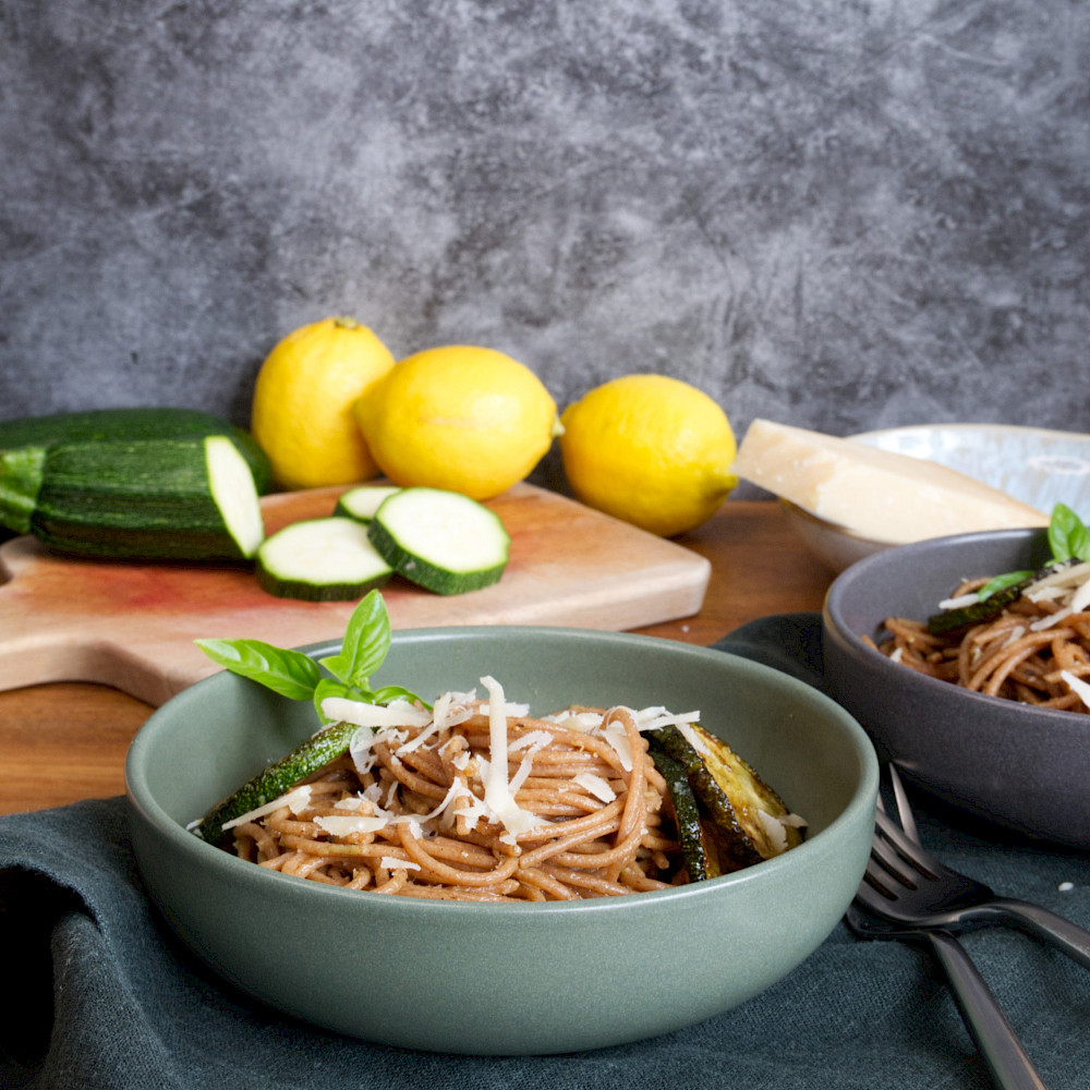 Zucchini-Zitronen Pasta