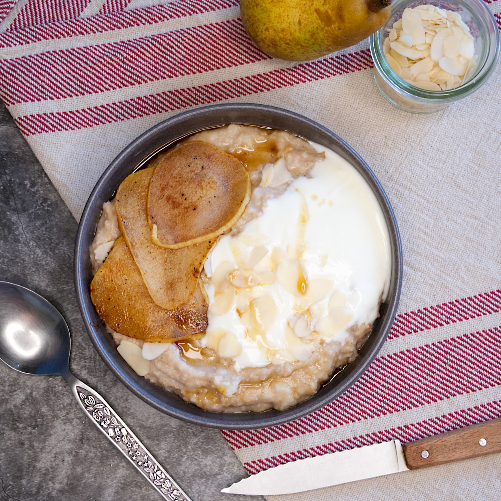 Birnenporridge