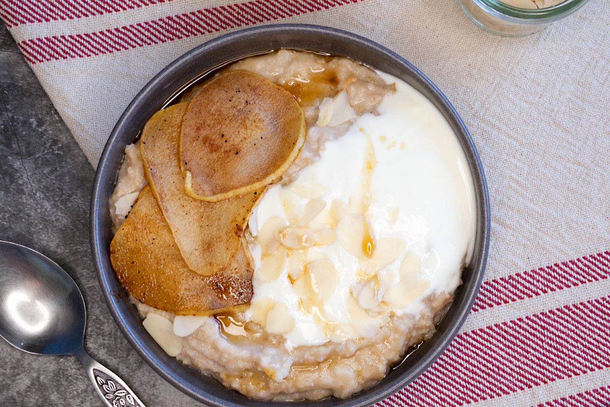 Birnenporridge