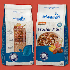 Früchte Müsli der Spielberger Mühle