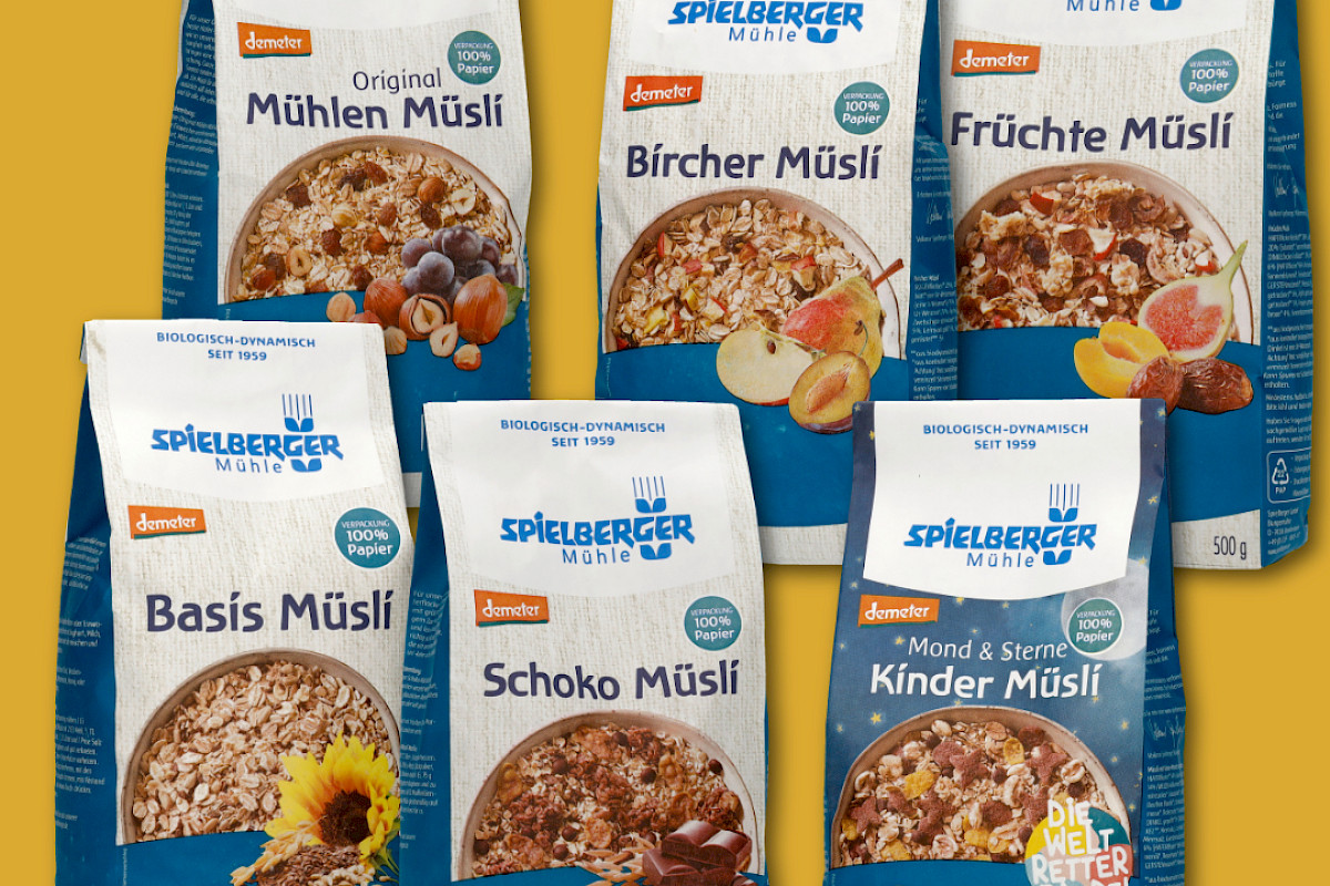 Neue Müslis der Spielberger Mühle