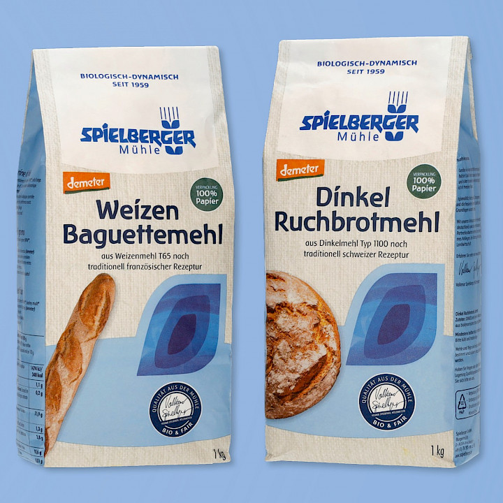 Neue Spezialmehle für traditionell französisches Baguette mit weicher Krume und feinsplittriger Kruste und für die traditionelle, herzhafte und rustikale Brotspezialität nach Schweizer Vorbild.