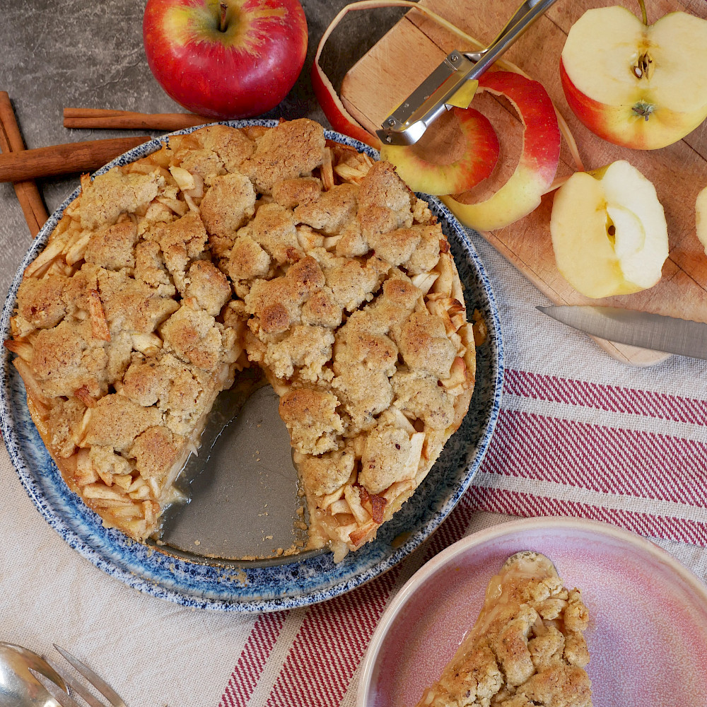 Glutenfreier Apfel-Streusel-Kuchen