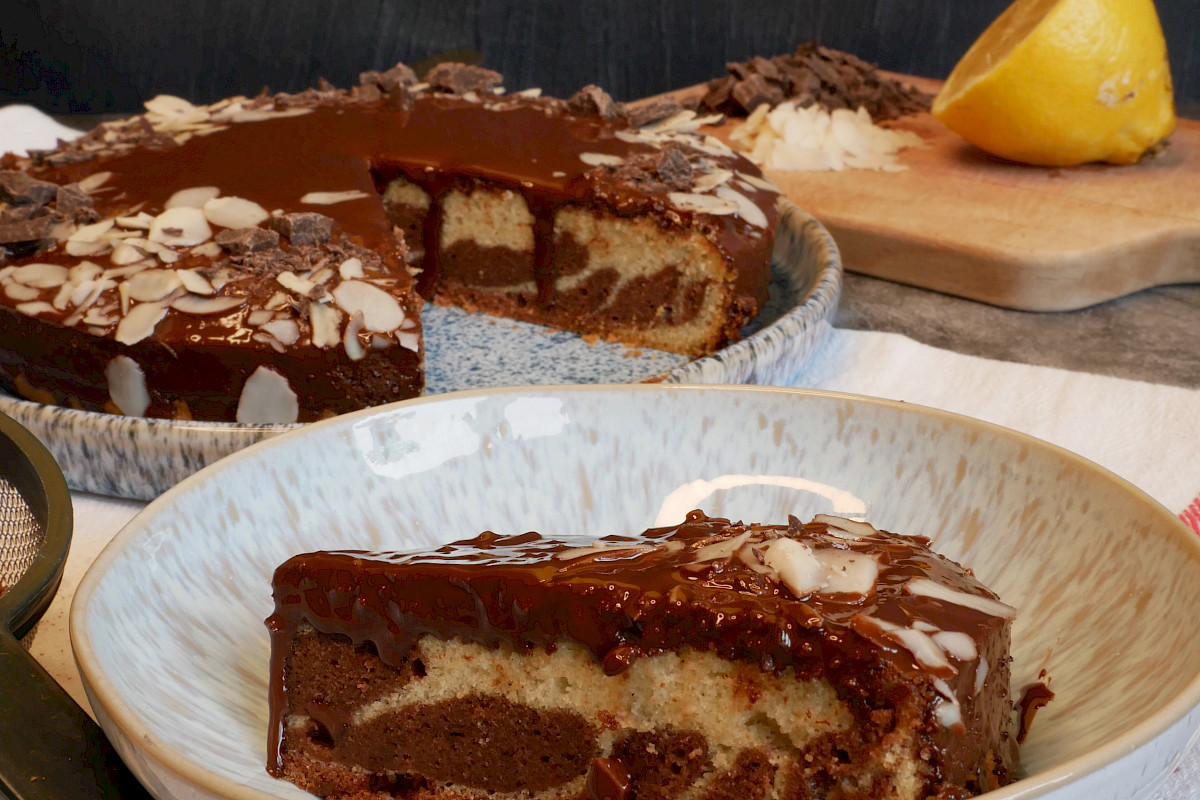 Glutenfreier Zebrakuchen