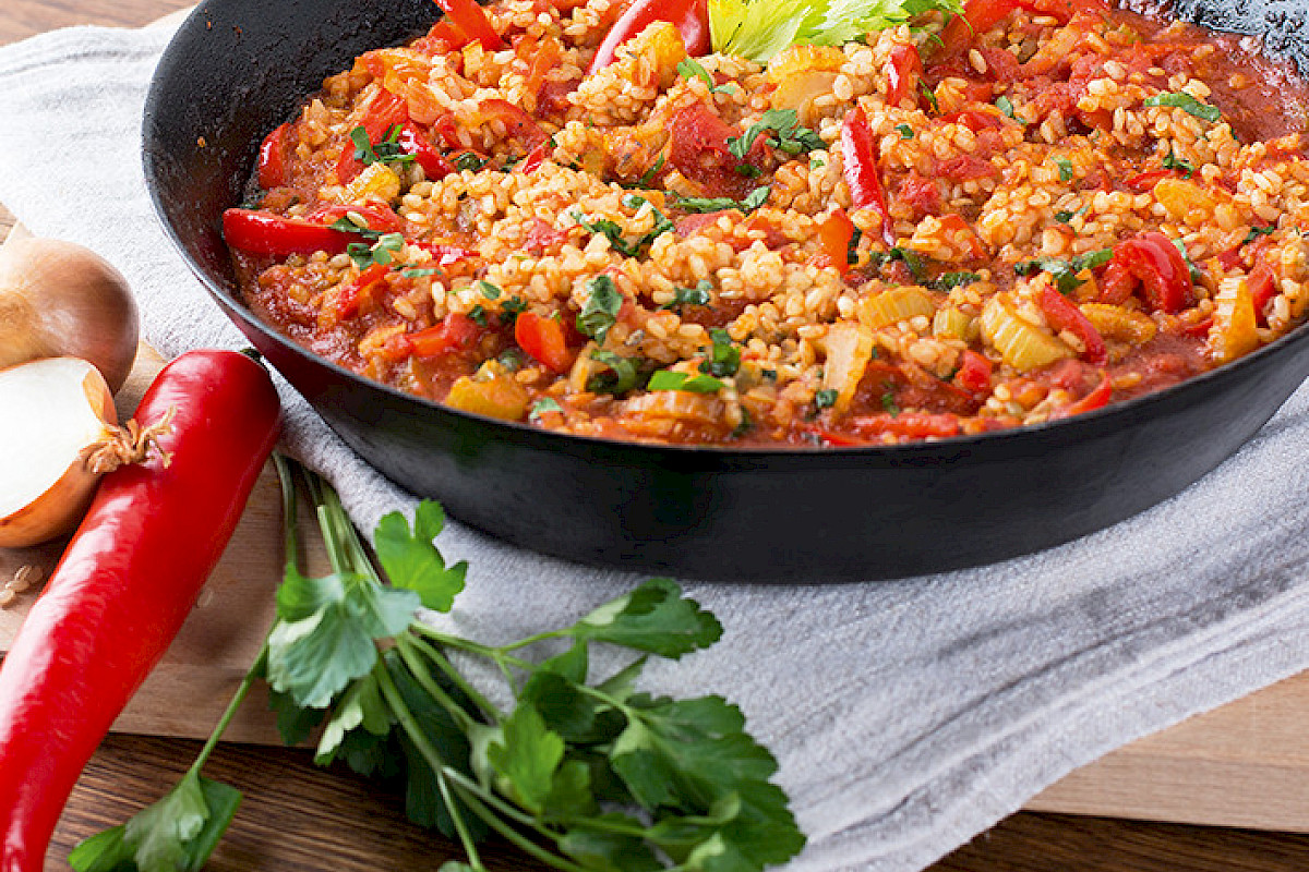 Jambalaya, Reispfanne