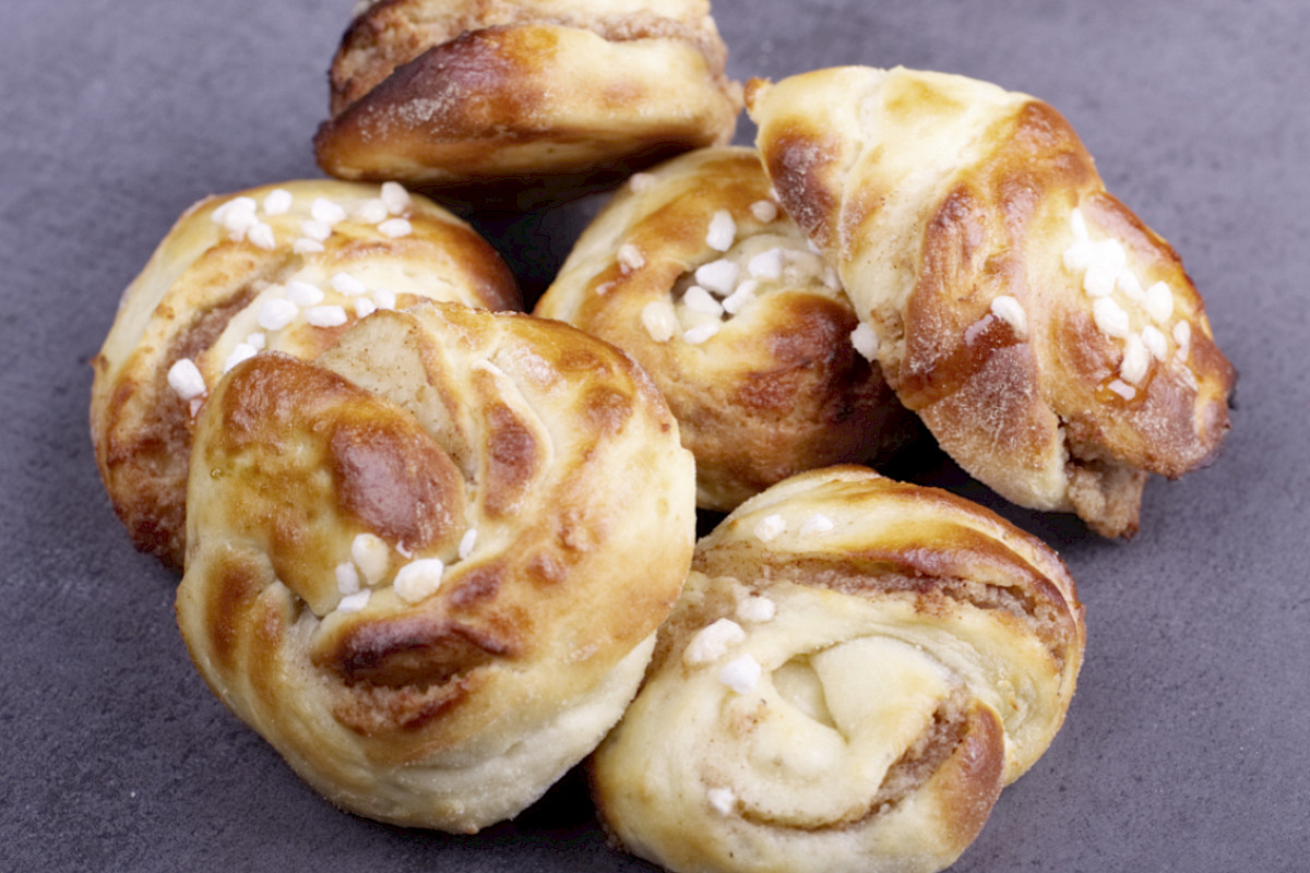 Schwedische Kanelbullar, Zimtschnecken